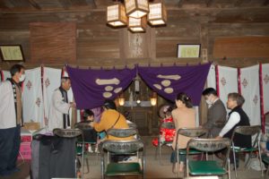 片倉城跡公園内 住吉神社 七五三詣り