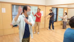 盆踊り練習風景（太陽おどり）